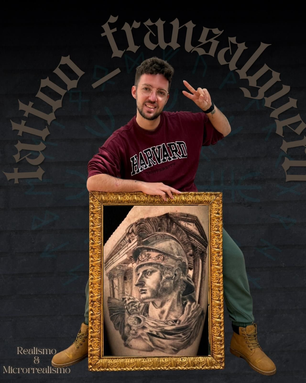 Photograph of Fran at Veneno Tattoo The Gallery.