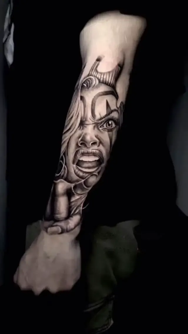 Tatuaje de realismo.